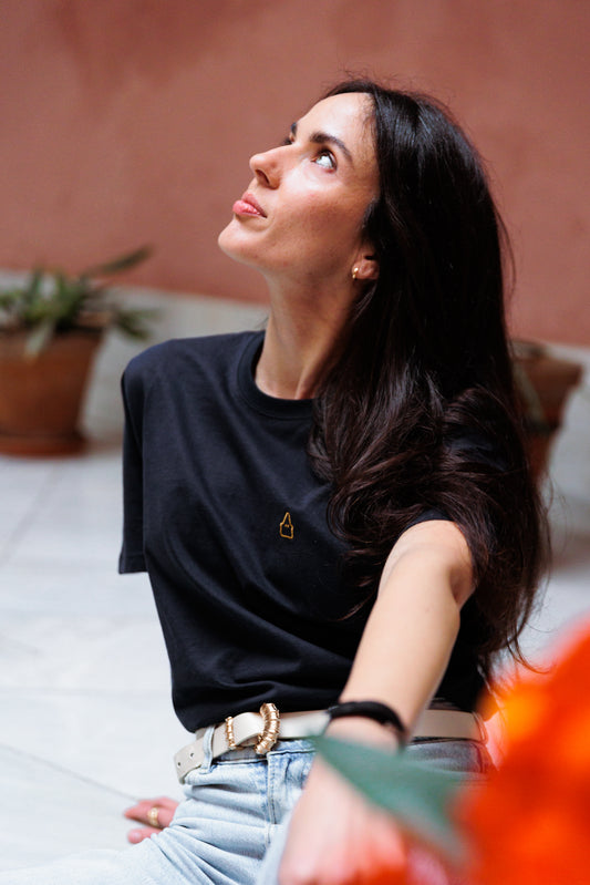 Camiseta TRAMO Azul Nazareno Dorado