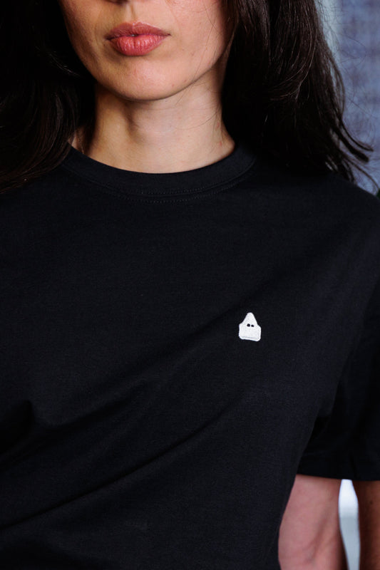 Camiseta Nazareno Azul y blanco de Algodón.