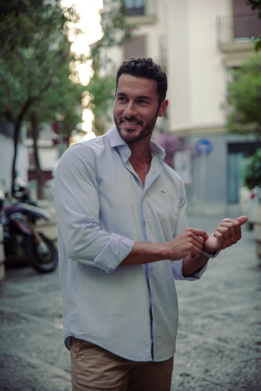 Camisa Celeste TRAMO