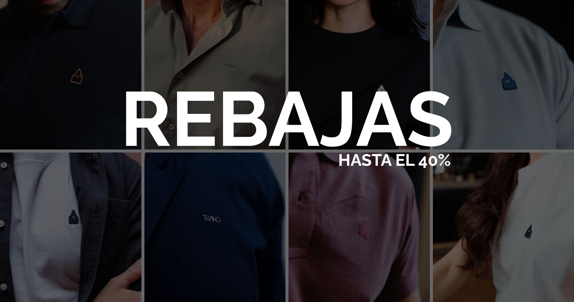 Modelos con ropa de TRAMO
